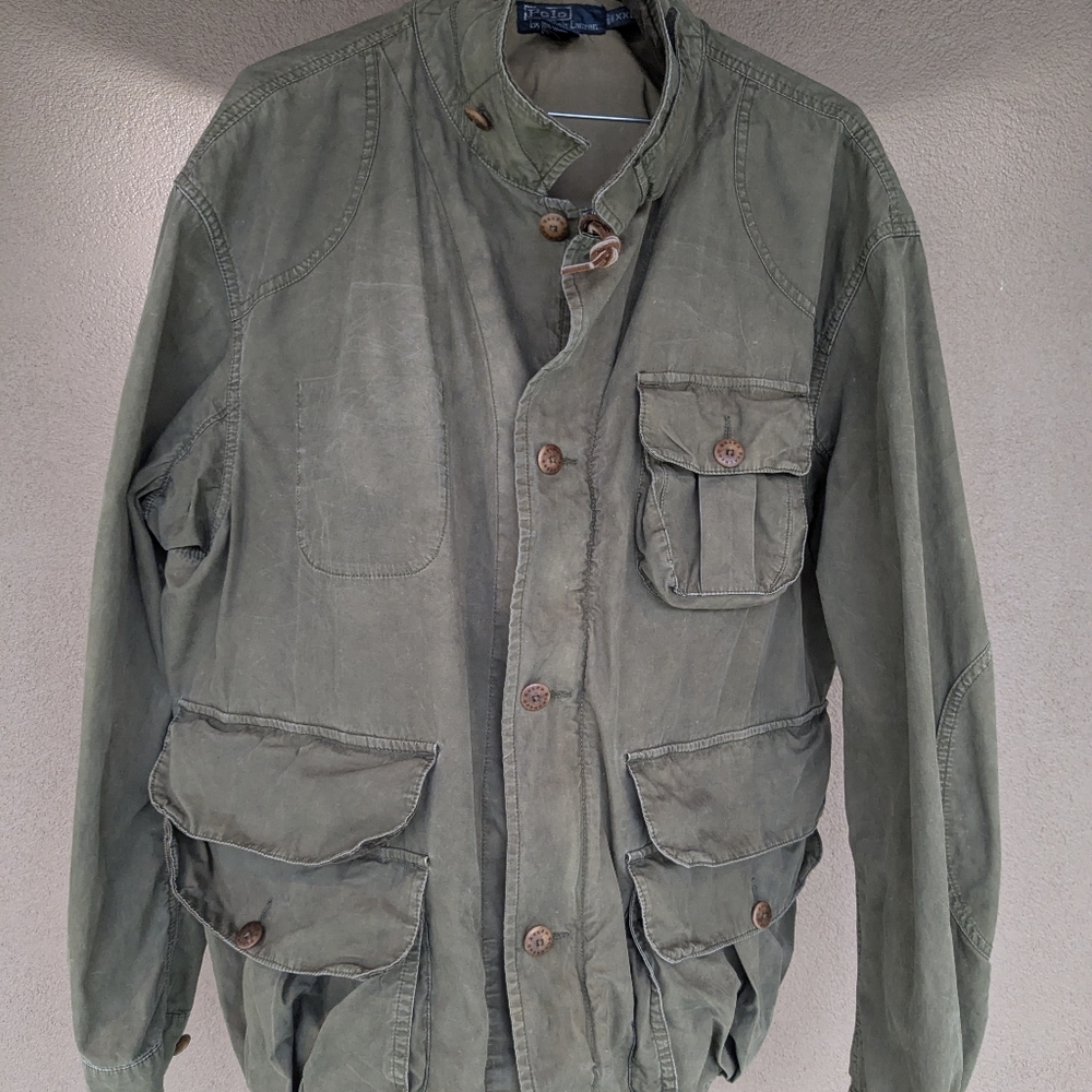 Polo by Ralph Lauren Men's Khaki Hunting &  Field Jacket
